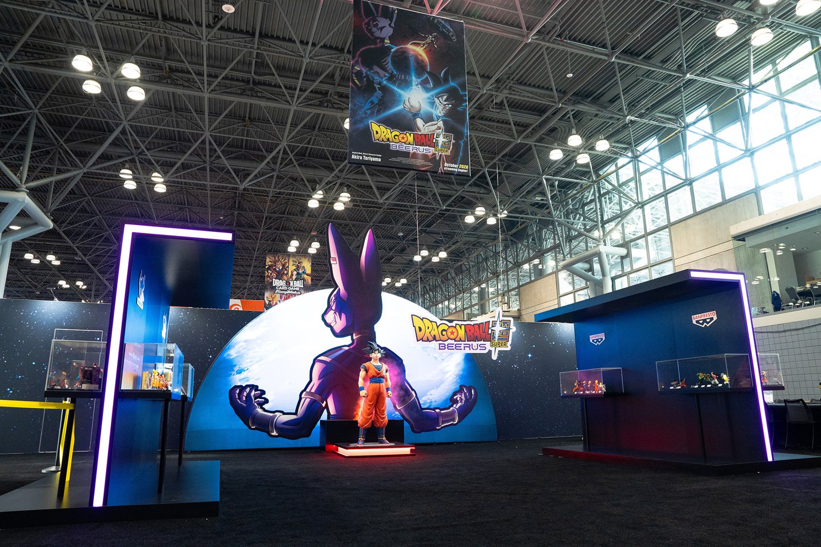 The Dragon Ball booth on the NYCC show floor