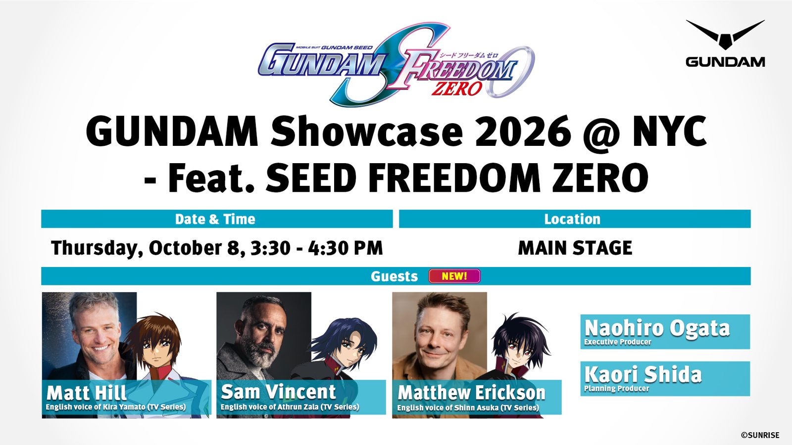 The Gundam Showcase panel at New York Comic Con 2026