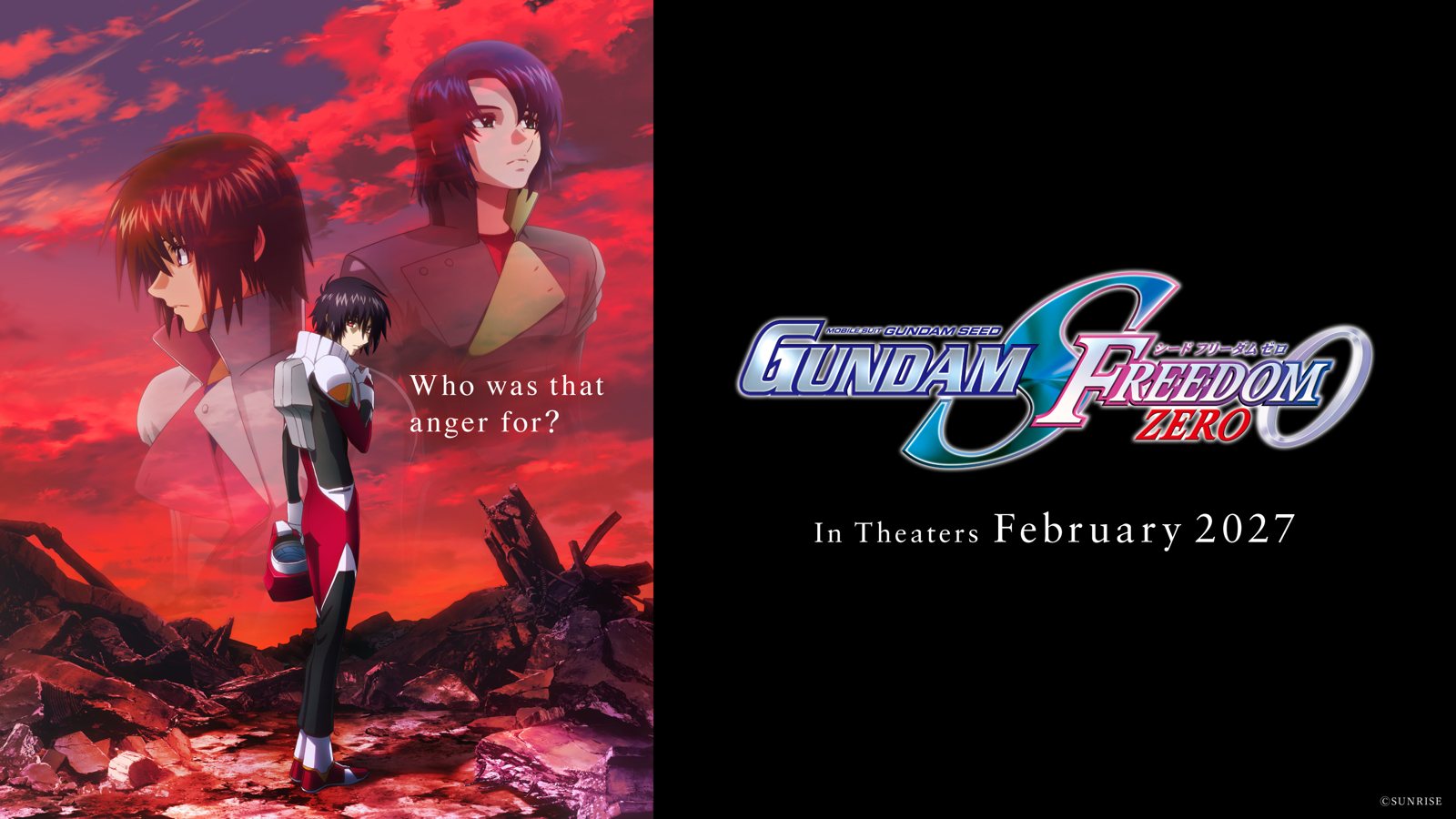 The Gundam SEED Freedom Zero teaser visual