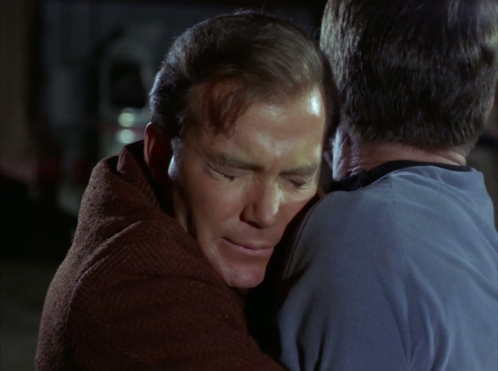Kirk holds McCoy back in The City on the Edge of Forever